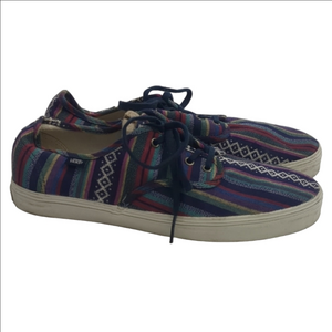 Vans Unisex Striped Sneakers Size 8.5